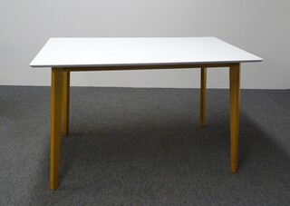 additional images for 1200w mm White & Beech Rectangular Table