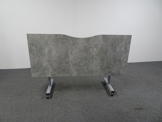 additional images for 1600w mm Concrete Effect Flip Top Table
