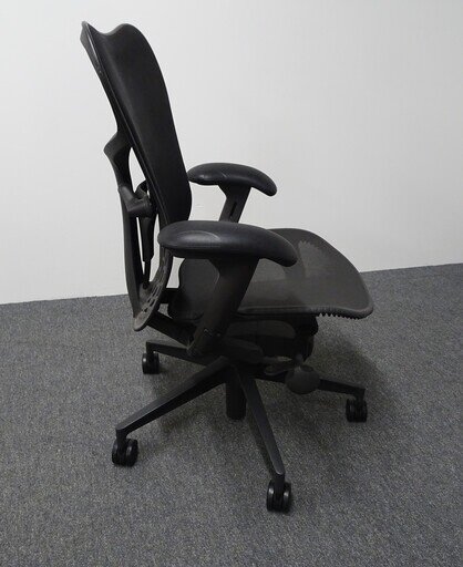 Graphite Herman Miller Mirra 2 chair with butterfly back
