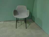 additional images for Grey Fabric Tub Chair