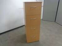 additional images for 1390h mm Beech 4 Drawer Filing Cabinet