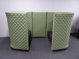 additional images for NaughtOne Cloud Quilt Booth with Green Surround