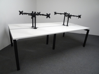 additional images for 1200w mm Bench Desks with Dual Monitor Arms
