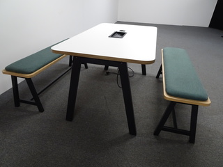 additional images for Mobili Meeting Table and 2 Bench Seats