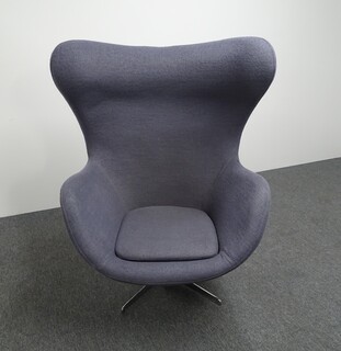 additional images for Grey Swivel Egg Chair