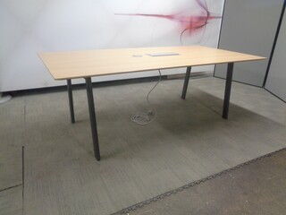 2000 x 1000mm Oak Boardroom Table 