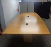additional images for 4500 x 1600mm Oak Veneer Conference Table 