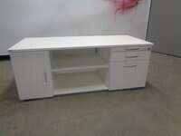 additional images for 510h mm Assman Pontis White Wooden Cupboard