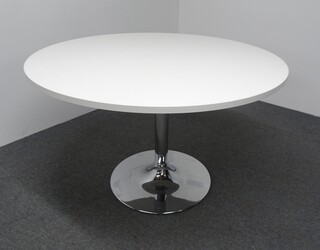 additional images for 1200dia mm Chrome and White Circular Table