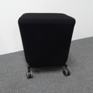 additional images for Allermuir Pause Mobile Stool in Black