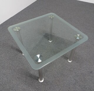 additional images for Square Glass Coffee Table