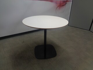Circular Table with White Top