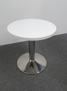 additional images for 500dia mm White and Chrome Coffee Table