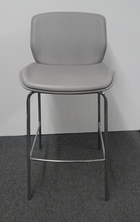 additional images for Boss Design Kruze Stool in Grey Leather