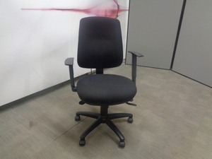 additional images for Black Fabric Operator Chair