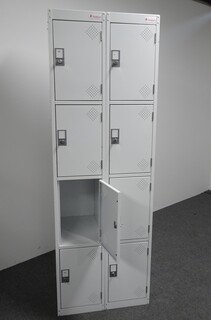 additional images for Flexiform 8 unit White Locker