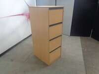 additional images for 1360h mm Beech 4 Drawer Filing Cabinet