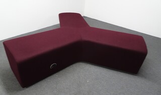 additional images for Orangebox 120 Degree Tri Seat in Burgundy