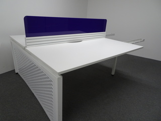 additional images for 1200-1800w mm Nova White Bench Desks