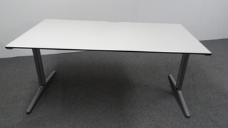 additional images for 1600w mm Freestanding Desk Grey Frame