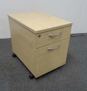 additional images for 2 Drawer Pedestal in Maple