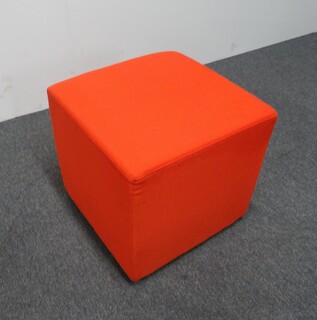 additional images for 470sq mm Red Square Pouf