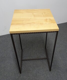 additional images for 800h x 460sq mm Display Plinth with Dark Oak Top