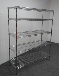additional images for Chrome Wire Shelving Unit