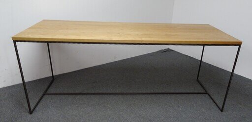 1900w mm Meeting Table with Dark Oak Top