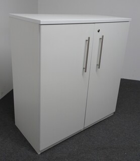 additional images for 1100h mm White Wooden Cupboard