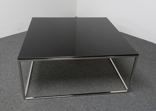 additional images for 900sq mm Black Glass Top Coffee Table