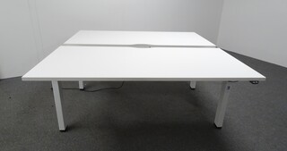 additional images for 1600w mm White Back to Back Electric Sit Stand Desks