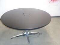 additional images for 1200dia mm Black Circular Meeting Table