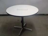additional images for 900dia mm White Circular Meeting Table