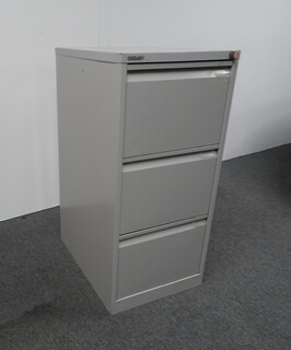 additional images for Bisley 3 Drawer Filing Cabinet in Grey