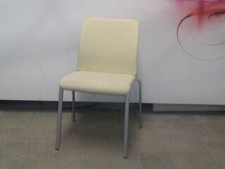 Steelcase Eastside Cream Fabric Meeting Chair