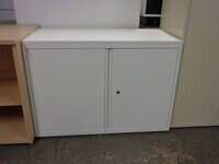 additional images for 710h mm White Metal Cupboard
