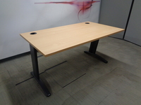 additional images for 1400w mm Verco Beech Freestanding desk