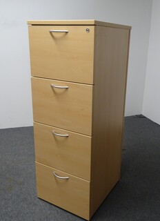 additional images for 4 Drawer Maple Filing Cabinet