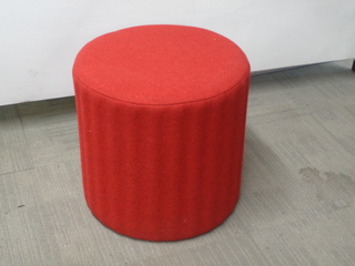 additional images for Red Circular Pouf