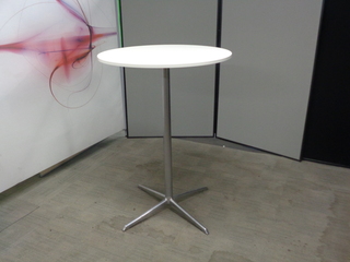 additional images for 750dia mm Poseur Table with White Top