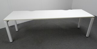 additional images for 2400w mm White Side by Side Bench Desks