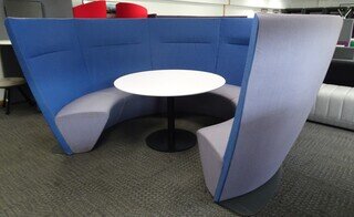 Boss Atom 6 Seat Meeting Booth amp Table