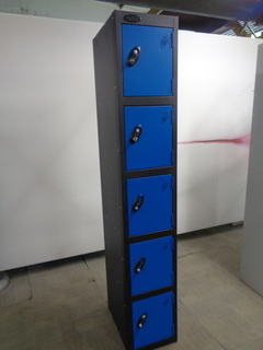 additional images for 1780h mm Probe Blue & Black Metal Locker