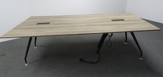 additional images for 2400w mm Meeting Table Highland Oak Top