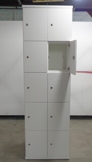 additional images for 2000h mm White Wooden Lockers