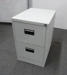 additional images for Light Grey 2 Drawer Filing Cabinet