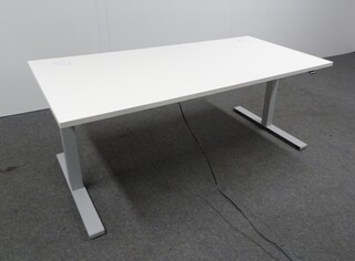 additional images for 1600w mm Electric Desk with Grey Frame