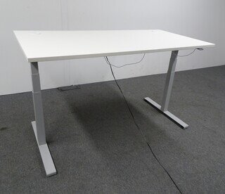 1600w mm Electric Desk with Grey Frame
