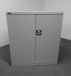 additional images for 1020h mm  Silverline Goose Grey Metal Cupboard